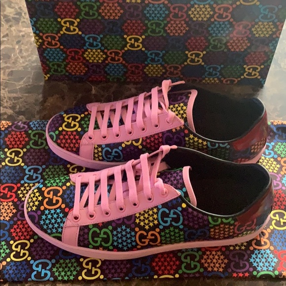 Gucci GG Monogram Psychedelic Ace Limited Sneakers - Picture 8 of 13